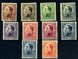 España Nº 400/8*, 497A* Año 190/1 - 1931-50 Unused Stamps