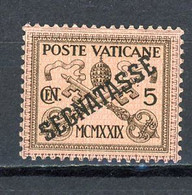 VATICAN: TIMBRES TAXE -  N° Yvert 1 ** - Strafport