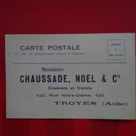 TROYES PUB CHAUSSADE NOEL ET CIE RUE NOTRE DAME - Troyes