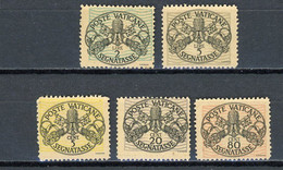 VATICAN: TIMBRES TAXE -  N° Yvert 8/12 ** - Taxes