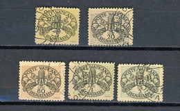 VATICAN: TIMBRES TAXE -  N° Yvert 7+8+9+10+11 Obli. - Postage Due