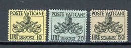 VATICAN: TIMBRES TAXE -  N° Yvert 15+16+17** - Portomarken