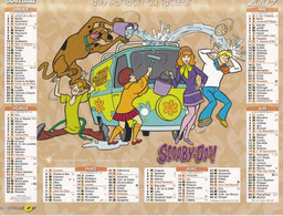 Almanach Du Facteur, Calendrier De La Poste, 2009, MEURTHE Et MOSELLE, Scooby-Doo ! - Grand Format : 2001-...