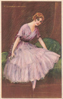 CPA Illustrateur - Corbella - Danseuse Classique En Tutu Et Cache Coeur Rose - Corbella, T.