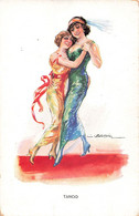 CPA Illustrateur - Usabal - Tango - Femme En Train De Danser Ensemble - Danse - Usabal