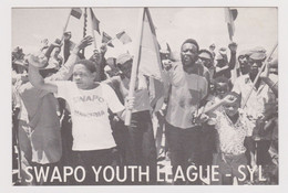 Namibia SWAPO Young Namibians Youth League Propaganda Photo Postcard 1980s RPPc (59361) - Namibia