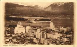 Sepia Pictorial Postcard  - Bird's Eye View Vancouver B.C.  #501  Unused - 1903-1954 Könige