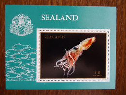 Sealand 1970, Sea Animals, Squid, MNH - Cinderelas