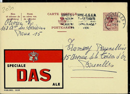 Publibel Obl. N° 2030 ( Bier - Bière - DAS Spéciale Ale) Obl. BXL 1964 - Werbepostkarten