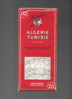 CARTE MICHELIN ALGERIE-TUNISIE N°172 - Cartes Routières