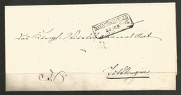 GERMANY/ BADEN. 1854. RE-USED ENTIRE. DONAUOSCHINGEN BOXED POSTMARK – TUTTLINGE ON REVERSE. - Lettres & Documents