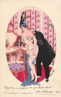 CPA Illustrateur Xavier Sager  - Femme Se Faisant Toucher Les Seins Par Le Docteur - Erotisme - Poitrine - Sager, Xavier