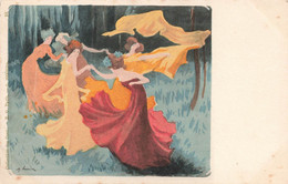 CPA Illustrateur Henrida - Collection Des Cent - Ronde De Femmes Qui Dansent - - Sonstige & Ohne Zuordnung