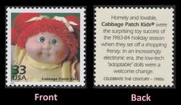 USA 2000 MiNr. 3251 Celebrate The Century 1980s  Childhood "Cabbage Patch Kids" Toy Dolls 1v MNH ** 0,80 € - Dolls