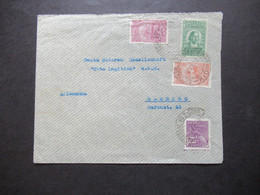 Brasilien 1933 Luftpost / Postal Aereo MiF über 4200 Reis Auslandsbrief Nach Hamburg Deutz Motoren Otto Legitimo - Brieven En Documenten