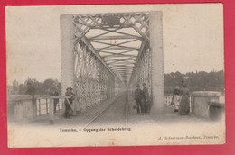 Temse - Opgang Der Scheldebrug -...geanimeerd -190?  ( Verso Zien ) - Temse