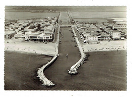 34 HERAULT PALAVAS LES FLOTS Vue Générale Aérienne Sur La Ville. Le Grand Canal Et L'embouchure - Palavas Les Flots