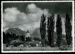 Spiez Schloss Mit Sigriswilergrat Und Guggisgrat 1959 Arthur Baur - Sigriswil