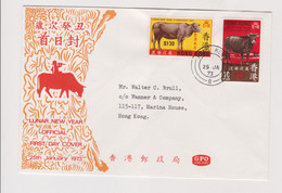 HONG KONG 1973 FDC Cover - FDC