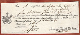 Schorndorf, Befoerdrungsschein 1840 (9765) - Vorphilatelie