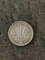 3 PENCE ARGENT 1939 AUSTRALIE / AUSTRALIA SILVER - Threepence