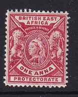 British East Africa: 1896/1901   QV     SG66    1a   Carmine-rose    MH - África Oriental Británica