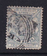 British East Africa: 1896/1901   QV     SG75    1R    Pale Dull Blue  Used - Afrique Orientale Britannique