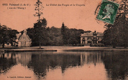 CPA - PAIMPONT - Forêt ... Le Chalet Des Forges Et La Chapelle - Edition A.Lamiré - Paimpont