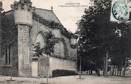 ANGOULINS L'EGLISE FORTIFIEE 1905 TBE - Angoulins
