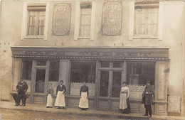 37-MONTRESOR-CARTE-PHOTO- HOTEL DE FRANCE GRANDE RUE - Montrésor