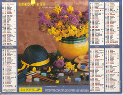 Almanach Du Facteur, Calendrier De La Poste, 2006: COTE D'OR, Fleurs Et Chapeau, Bord De Mer...Cartier-Bresson. - Grand Format : 2001-...