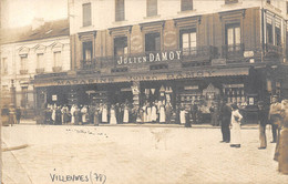 PARIS-75001- CARTE-PHOTO- MAGASIN JULIEN DAMOY- CHARCUTERIE - PATISSERIE -CONFISERIE 31 BLD DE SEBASTOPLE - Arrondissement: 01