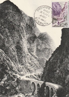 1960 - Carte Maximum Et 1er Jour GORGES DE KERRATA, Kherrata,  Béjaïa, Kabylie, ALGERIE - Briefe U. Dokumente