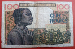 États D'Afrique De L'Ouest - Billet De 100 Francs - West-Afrikaanse Staten