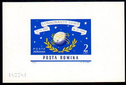 ROMANIA 1964 Space Travel Block MNH / **.  Michel Block 56 - Neufs