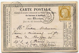 !!! CARTE PRECURSEUR CERES CACHET DE ST GEORGES DE REINTEMBAULT (ILLE & VILAINE) - Vorläufer