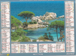 Almanach Du Facteur, Calendrier De La Poste, 2013: COTE D'OR: Palombaggia Corse, Parc National D'Arcipelago Italie - Grand Format : 2001-...
