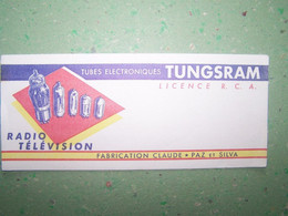 BUVARD. PUBLICITE "AMPOULES TUNGSRAM KRYPTON". 100_7019TRC"a" - Electricity & Gas