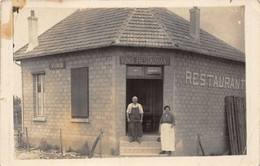 45-NEUVILLE-AUX-BOIS-CARTE-PHOTO- A CONTROLER- VINS ET RESTAURANT- MR BARBIER - Other & Unclassified