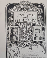 1896 LE CYCLISME Par J. H. ROSNY ( Écrivain Belge ) - Dessins De ROBIDA - Riviste - Ante 1900