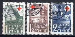 FINNLAND, 1931, Rotes Kreuz: Baudenkmäler, Gestempelt - Used Stamps
