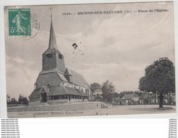 BRINON SUR SAULDRE PLACE DE L'EGLISE 1908 TBE - Brinon-sur-Sauldre