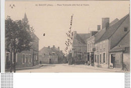 BAUGY PLACE NATIONALE COTE SUD ET MAIRIE 1914 TBE - Baugy