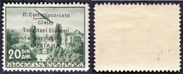 SLOVENIA - OCCUPATE ITALIA LUBIANA - ERROR Dentell. 12½ : 12¾ Ovpt. AEREA Sa. 7/I SARAJEVO - **MNH - 1941 - RARE -DULE - Occup. Tedesca: Lubiana