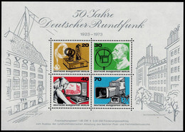 Berlin - 50 Jahre Rundfunk (MiNr: Bl. 4) 1973 - Postfrisch MNH - Blocks & Sheetlets