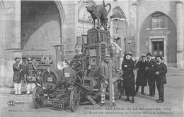 45-ORLEANS- LES FÊTES DE LA MI-CAREME 1914-LA ROULOTTE AUTOMOBILE DE L'UNION CYCLISTE D'ORLEANS - Orleans