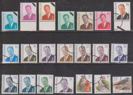 21 Perszegels MVTM En Enkele Buzin - 1993-2013 Koning Albert II (MVTM)