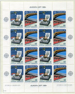 GRIECHENLAND 1685-1686, Kleinbogen Mnh, Europa CEPT 1988 Eisenbahn, Railway, Chemin De Fer - GREECE / GRÈCE - Blocks & Sheetlets