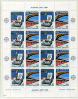 GRIECHENLAND 1685-1686, Kleinbogen Mnh, Europa CEPT 1988 Eisenbahn, Railway, Chemin De Fer - GREECE / GRÈCE - Blocchi & Foglietti