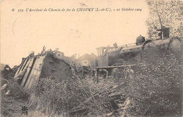41-CHOUZY-L'ACCIDENT DE CHEMIN DE FER DE CHOUZY- 21 OCTOBRE 1904 - Autres & Non Classés